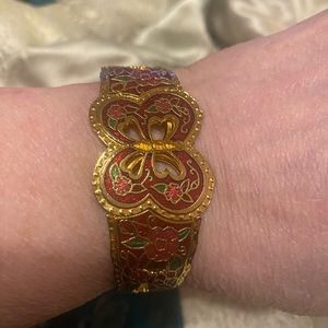 Cloisonne’ Clamper Bracelet